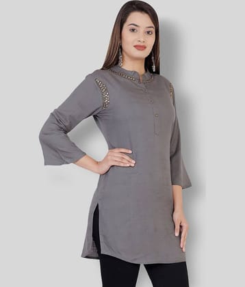 Rayon Short Kurti For Women (Pack of 1)