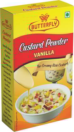 Butterfly Custard  Powder 200g (Weight - 200g) by Butterfly Dessert Mixes and Bakery Needs. Butterfly Custard  Powder 200g (Weight - 200g) by Butterfly Dessert Mixes and Bakery Needs.