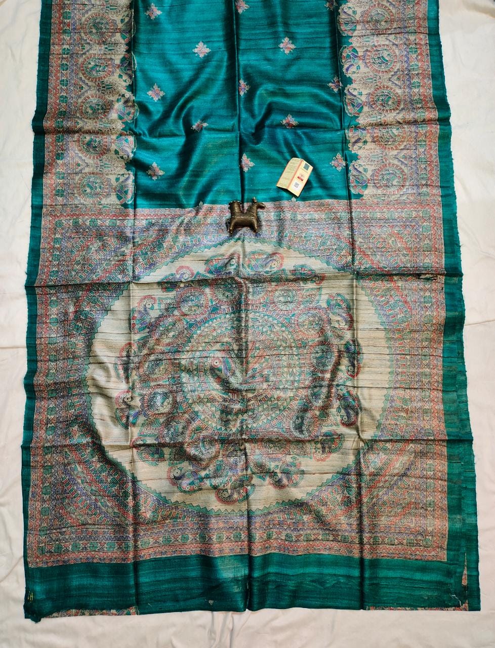 Ghicha print saree