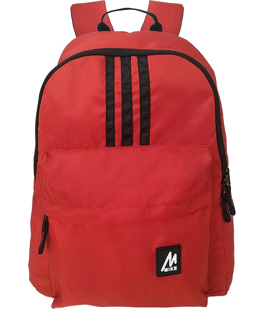 MIKE 20 Ltrs Red Polyester College Bag