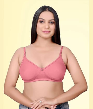 HAYA Cotton Non Padded Women's Push Up Bra ( Rose Gold ) Pushup_Nonpadded_Bra