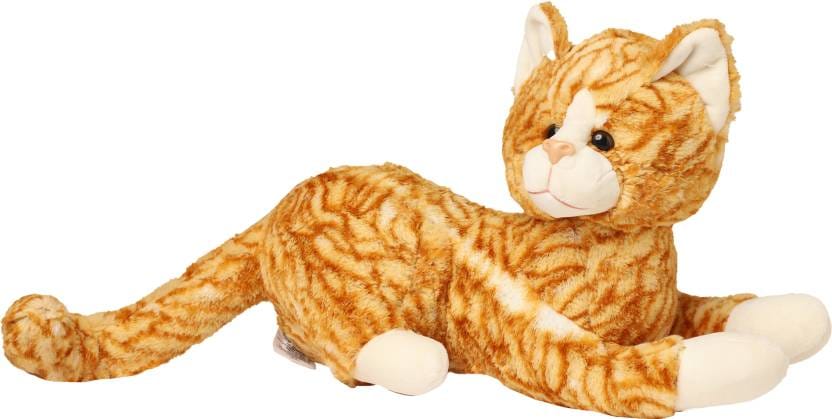 Fun Zoo Cute Simba Cat Soft Stuffed Plush Animal Toy for Kids Room and Home Decoration  - 30 cm  (Brown)