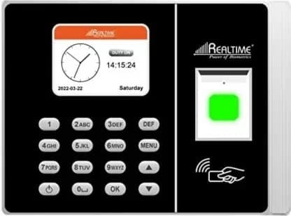 Realtime RS 9N Biometrics Attendance Time & Attendance (Fingerprint)-  Black