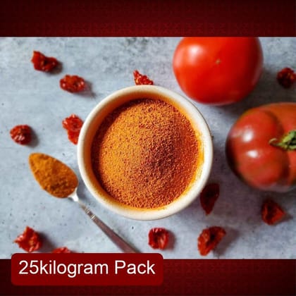 Generic Brand Tomato Powder A1 (25kg Drum) | Spray Dried Veg Juice Powder | Culinary Use