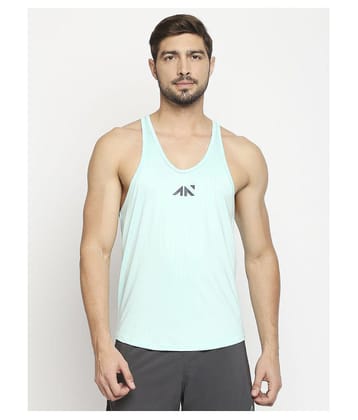 Aesthetic Nation Green Sleeveless Vests Single - XXL