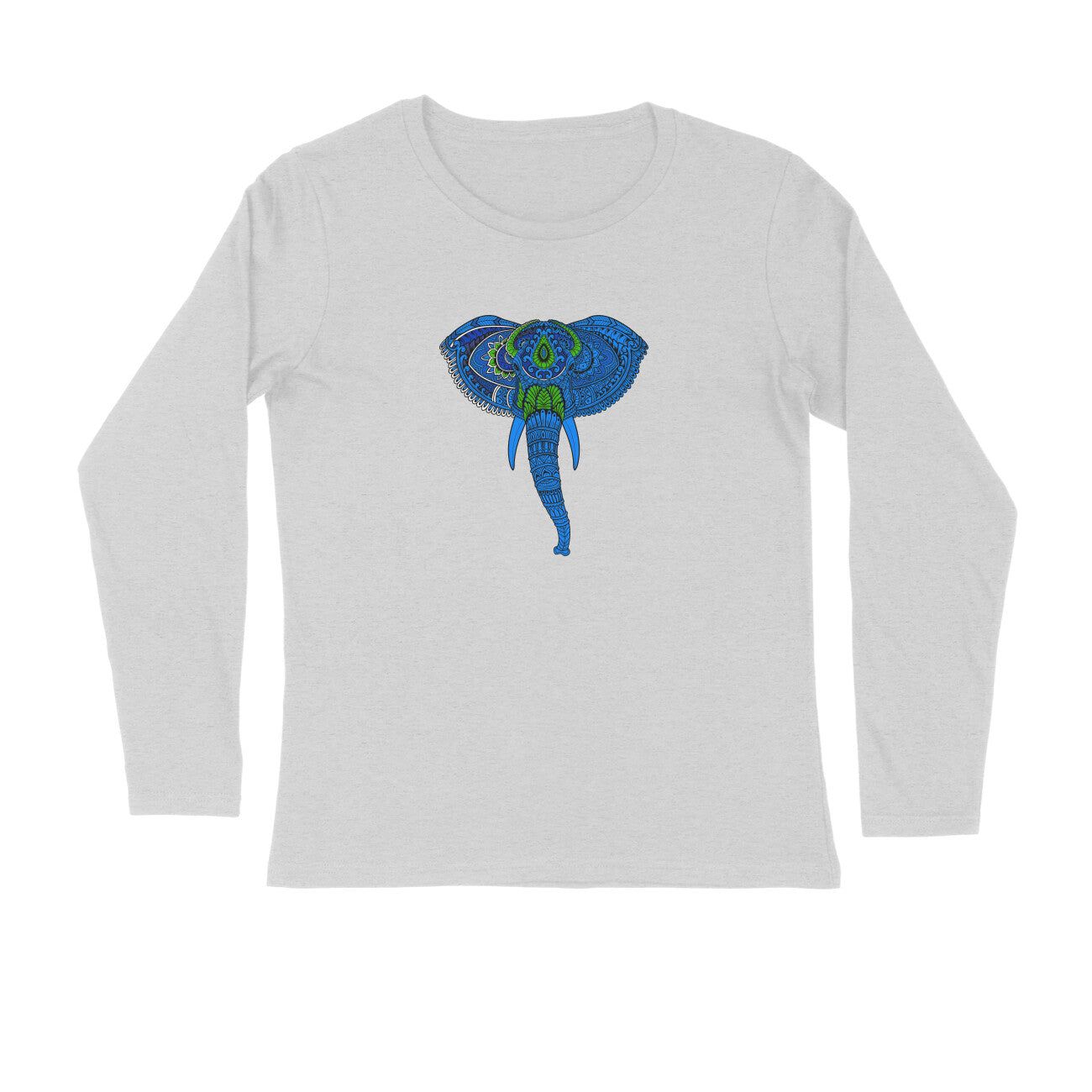 Full Sleeves Round Neck (Men) - Elephantastic (7 Colours)