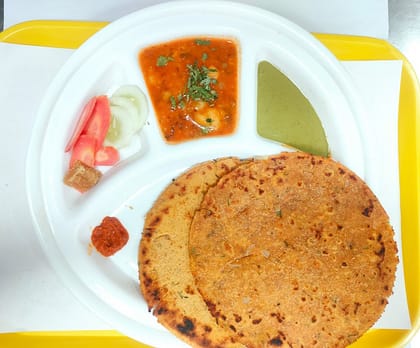 Shree ann roti (2 pcs) + aloo bhaji