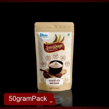 SunRagi Ragi Rice (Finger Millet Grain), 50g Trial Pack | Wholesome & Gluten-Free Alternative to Rice | Rich in Fiber & Calcium