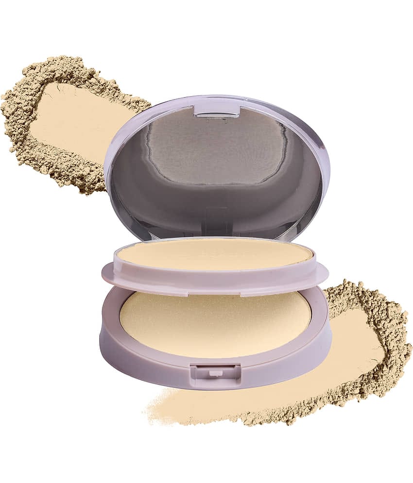 Beauty Berry Perfect Glow Compact Powder Setting Powder 19g, Ivory (Shade - 02)