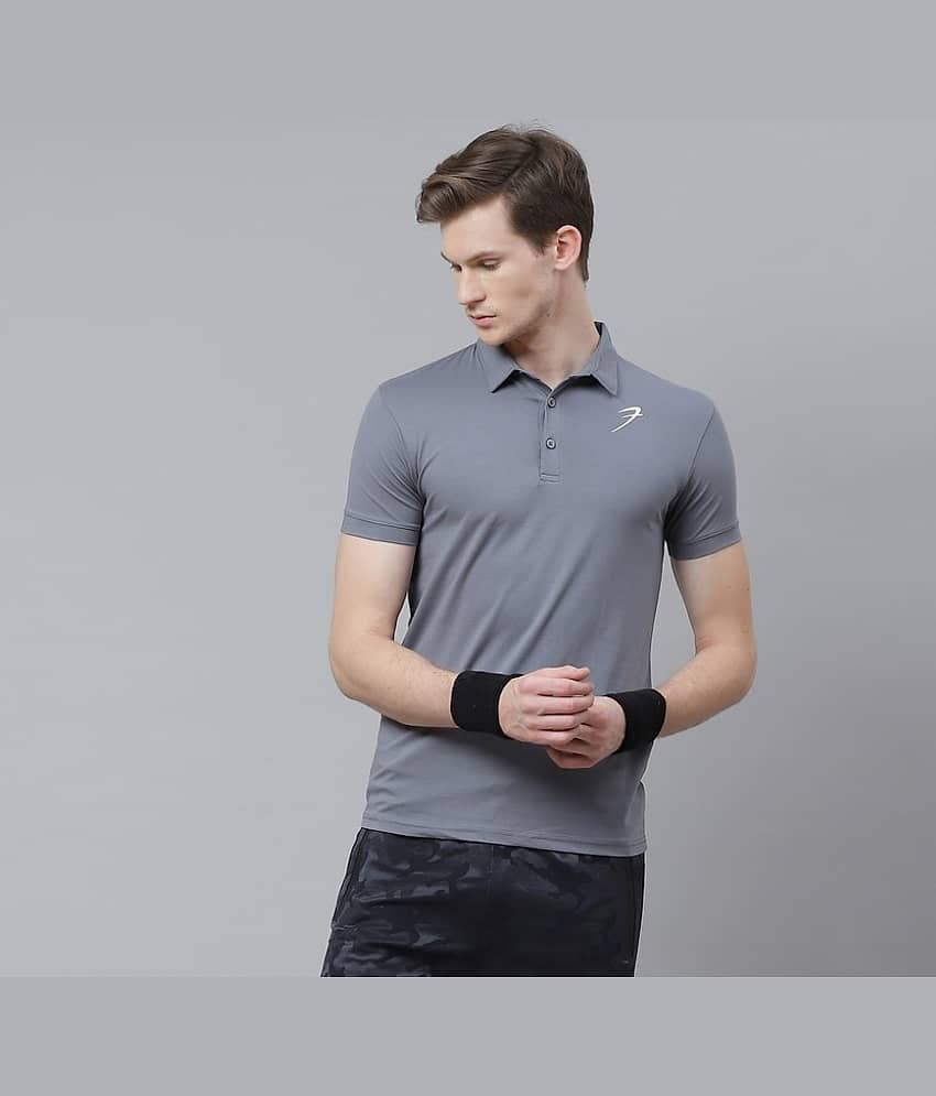 Fuaark - Black Cotton Regular Fit Men's Sports Polo T-Shirt ( Pack of 1 )