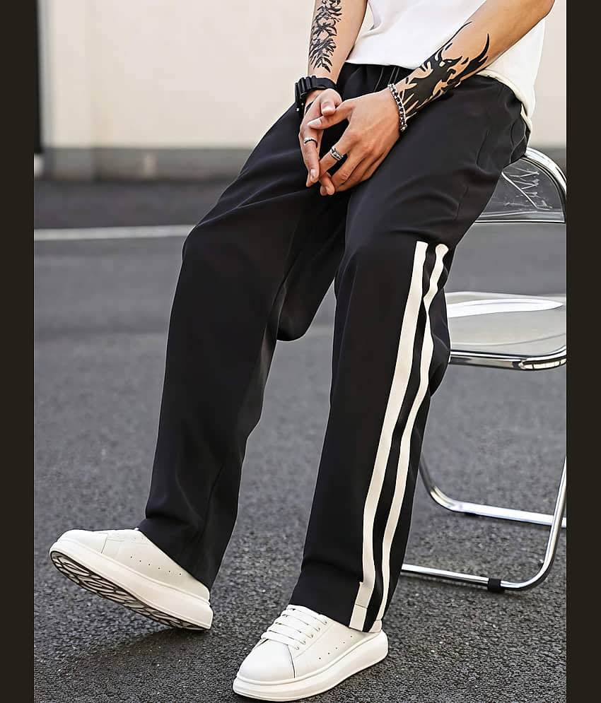 Forbro Black Polyester Men's Sports Trackpants ( Pack of 1 )
