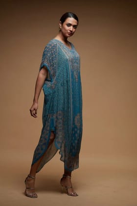 Blue Color Tunic-Free Size