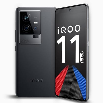 (Refurbished) iQOO 11 5G (Alpha, 8GB RAM, 256 GB Storage) | Snapdragon  8 Gen 2 Mobile Platform| 2K E6 AMOLED Display | V2 Intelligent Display Chip