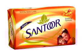 Santoor Sandal And Turmeric Soap 125 GRAM