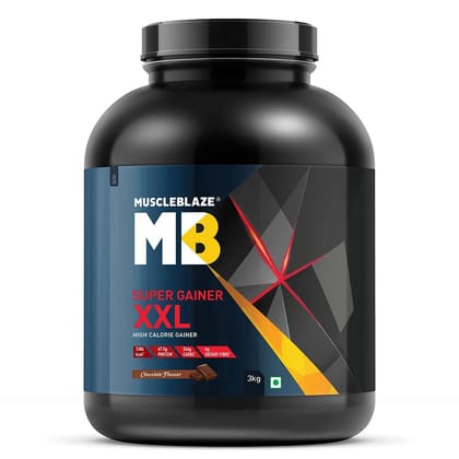 MuscleBlaze Super Gainer XXL, Chocolate-3 kg