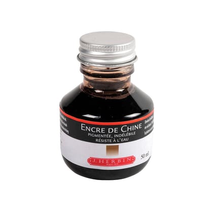 Herbin Indian Ink 50ml Bottle - Marron