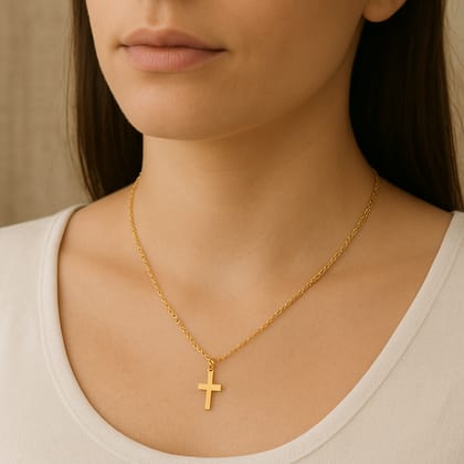 Tiny Cross Necklace