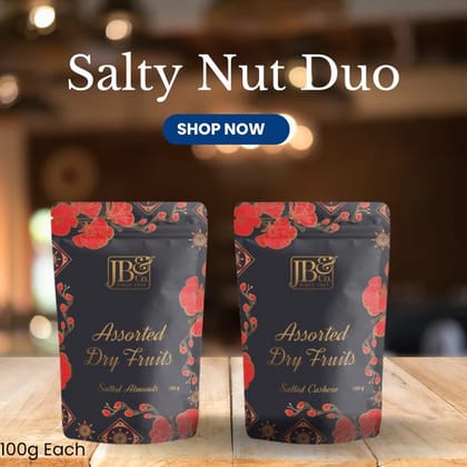 Salty Nuts Duo | Pack of 100gm X 2