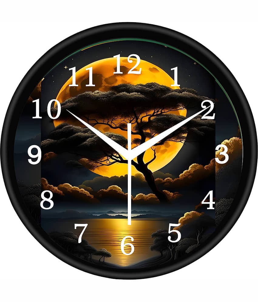 Trendy Homes Circular Analog Wall Clock