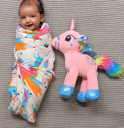Malmal Swaddle - Flying Unicorn