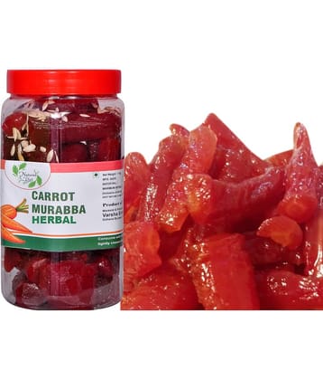 Natural Diet HERBAL Sweet Carrot Murabba Small Pieces Premium Murabba Jar ||Ghar Ka Murabba ||Mouth-Watering Pickle 1 kg