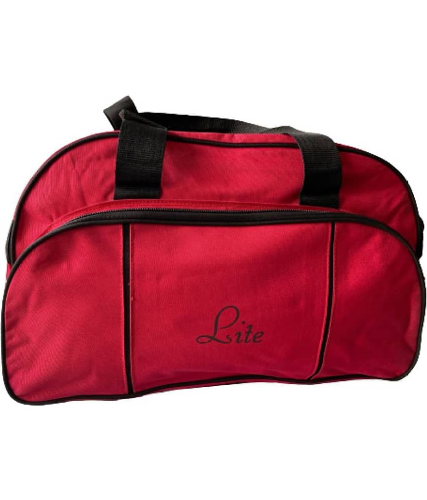 Da Tasche - Red Polyester Duffle Bag