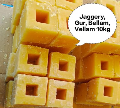 Jaggery, Gur, Bellam, Vellam 10kg