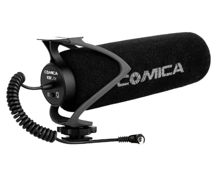 (Refurbished) Comica V30 LITE - Super Cardioid Condenser Shotgun Microphone (Black)