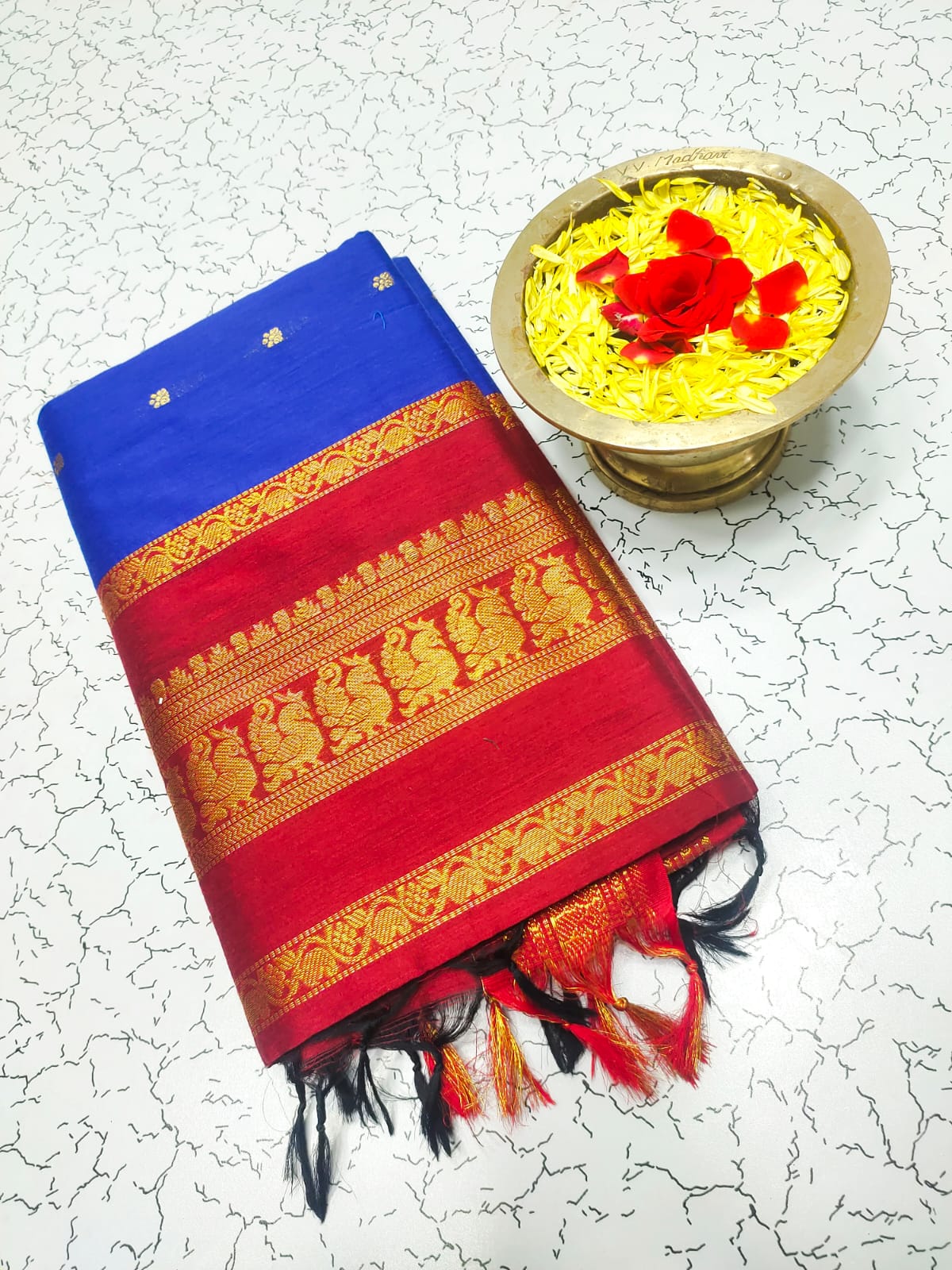 kalyani Pure cotton style saree