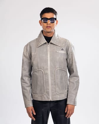 GREYSCALE AVIATOR JACKET-S