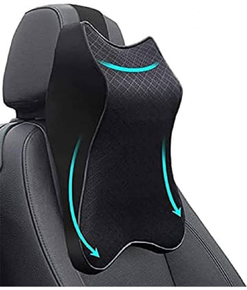 RAMDEV ENTERPRISE Memory Foam Back / Lumbar Support Single Black