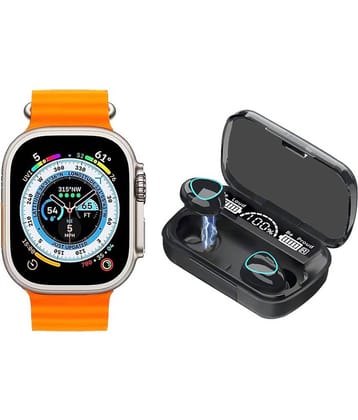Retailstore Combo Wireless Earbuds and Multicolor Smart Watch