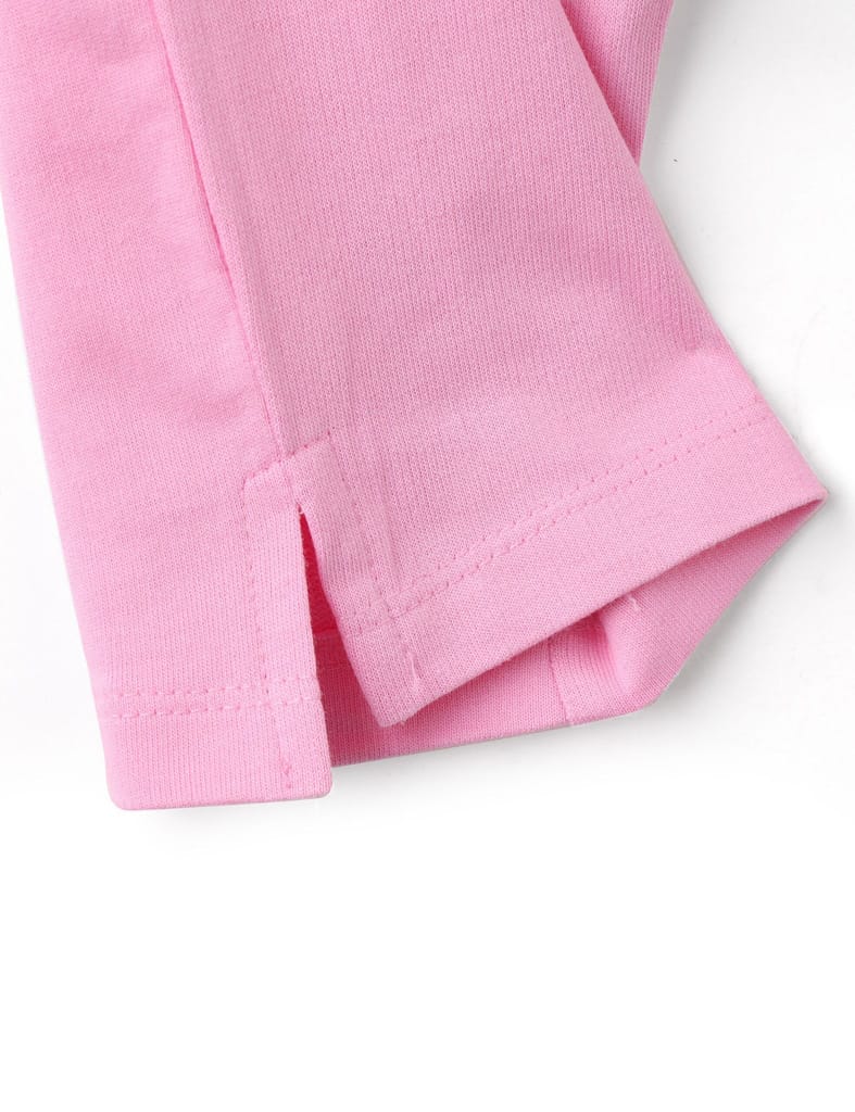 Chic Kids Girls Capri Pants Cotton French Terry Bon Bon Pink New York 2025 at ShopCircuit | ONDC