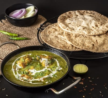 Palak Paneer & Roti Meal - Low Carb