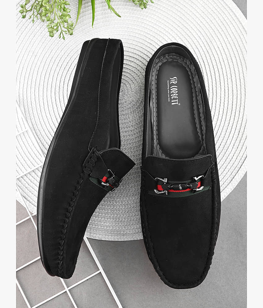 Sir Corbett Black Men's Slip on