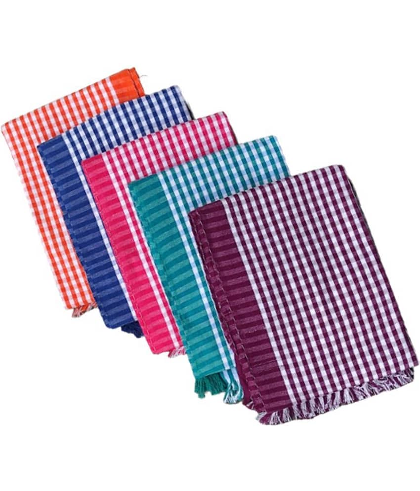 KAKUMANU Set of 5 Cotton Bath Towel Multi