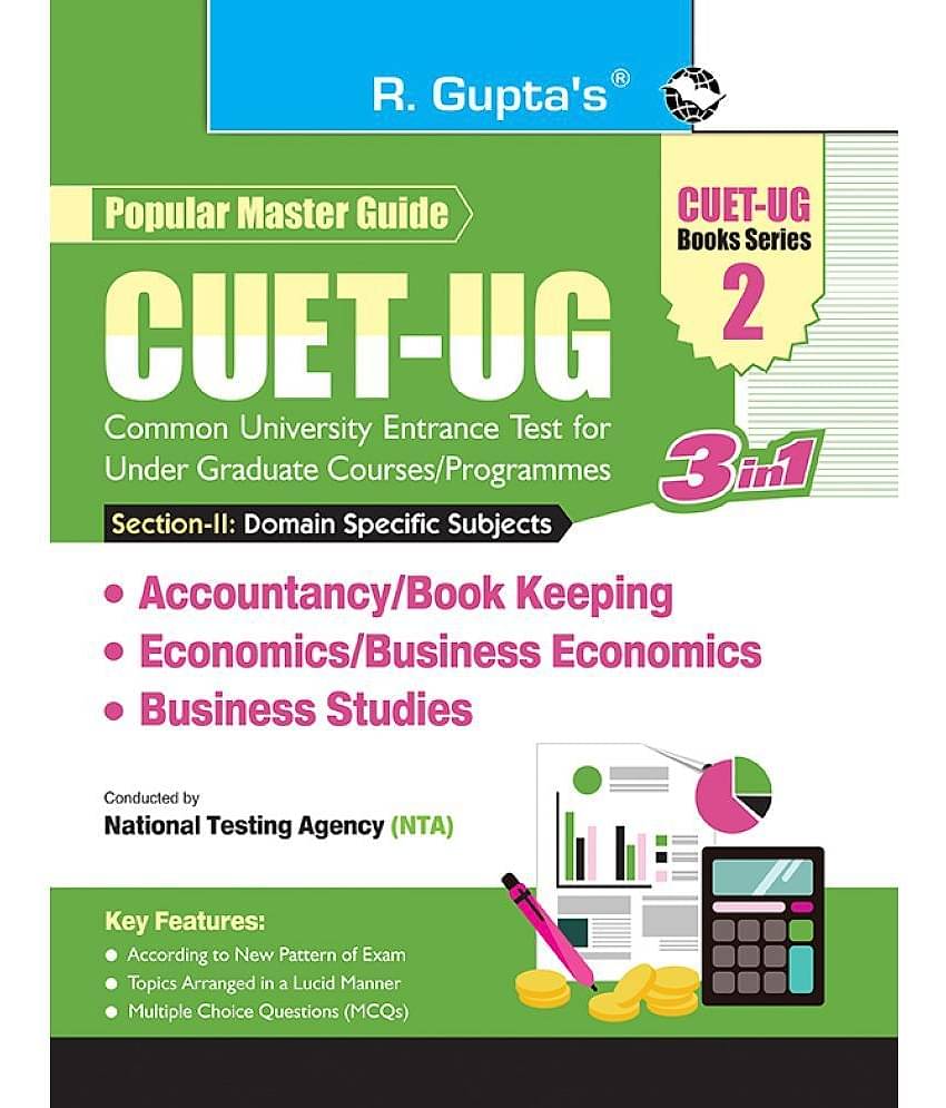 CUET-UG : Section-II (Domain Specific Subjects : Accountancy/Book Keeping, Economics/Business Economics, Business Studies) Entrance Test Series-2