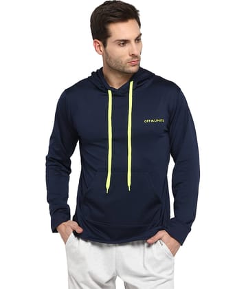OFF LIMITS Navy Polyester Fleece Sweatshirt