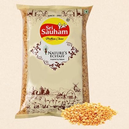 Sri Sauham Arhar Dal, Unpolished Red Gram - 1kg