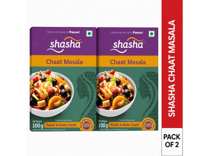 Shasha Chaat Masala - 100gm (Pack of 2)