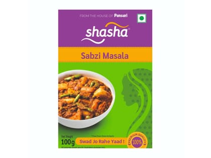 Shasha Powdered Spices – Sabzi Masala 100g