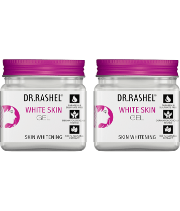 Dr.Rashel White Skin Gel,Hydrates And Brightens Complexion,For All Skin Type,45 Ml (Pack of 2)