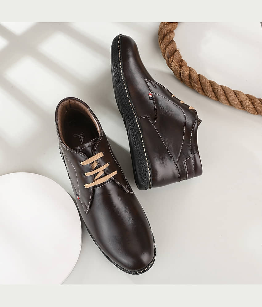 John Karsun Brown Men's Formal Boots