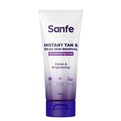 Sanfe Instant Tan Removal Exfoliating Gel - 200g