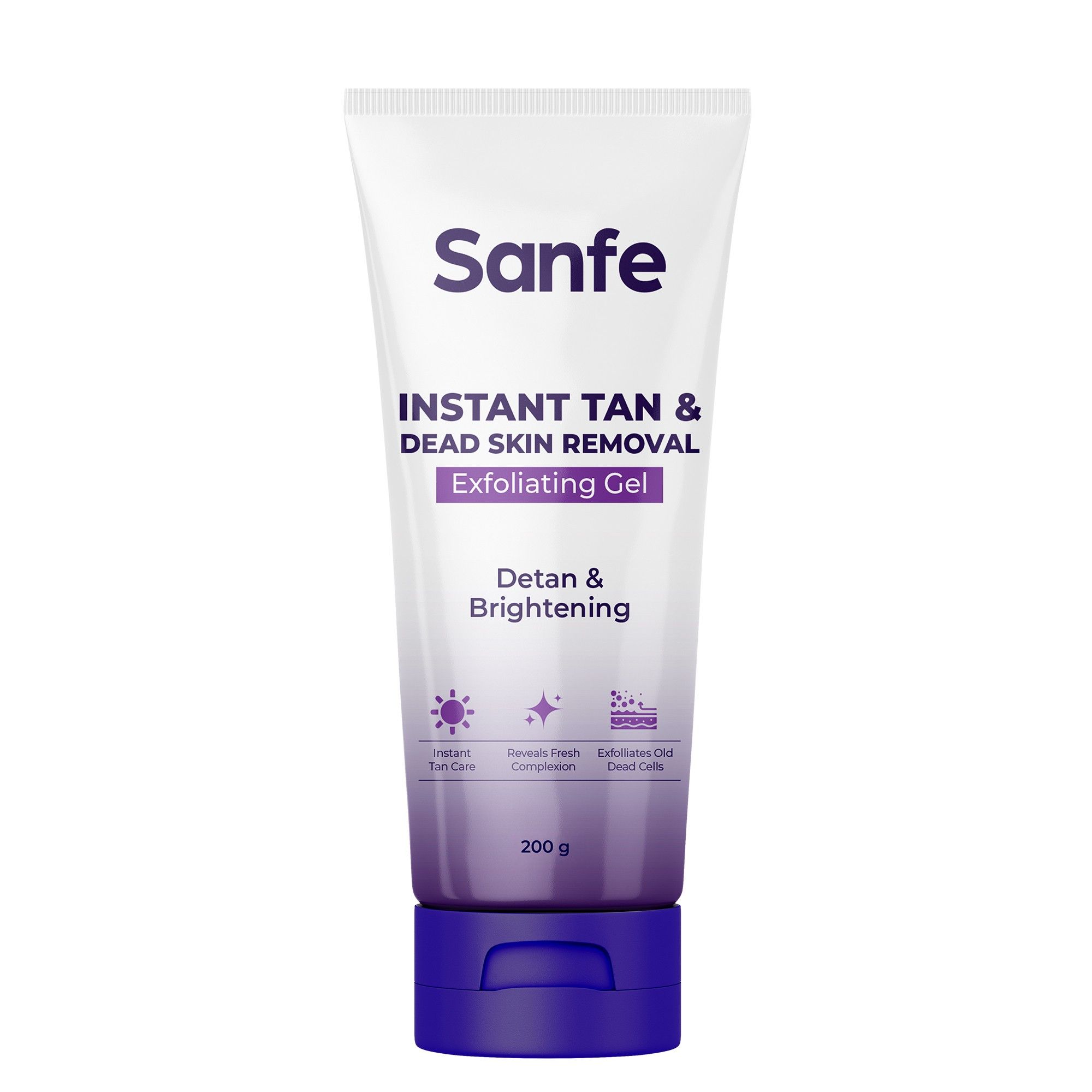Sanfe Instant Tan Removal Exfoliating Gel - 200g