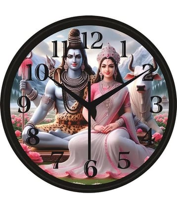 KP CRAFT Circular Analog Wall Clock