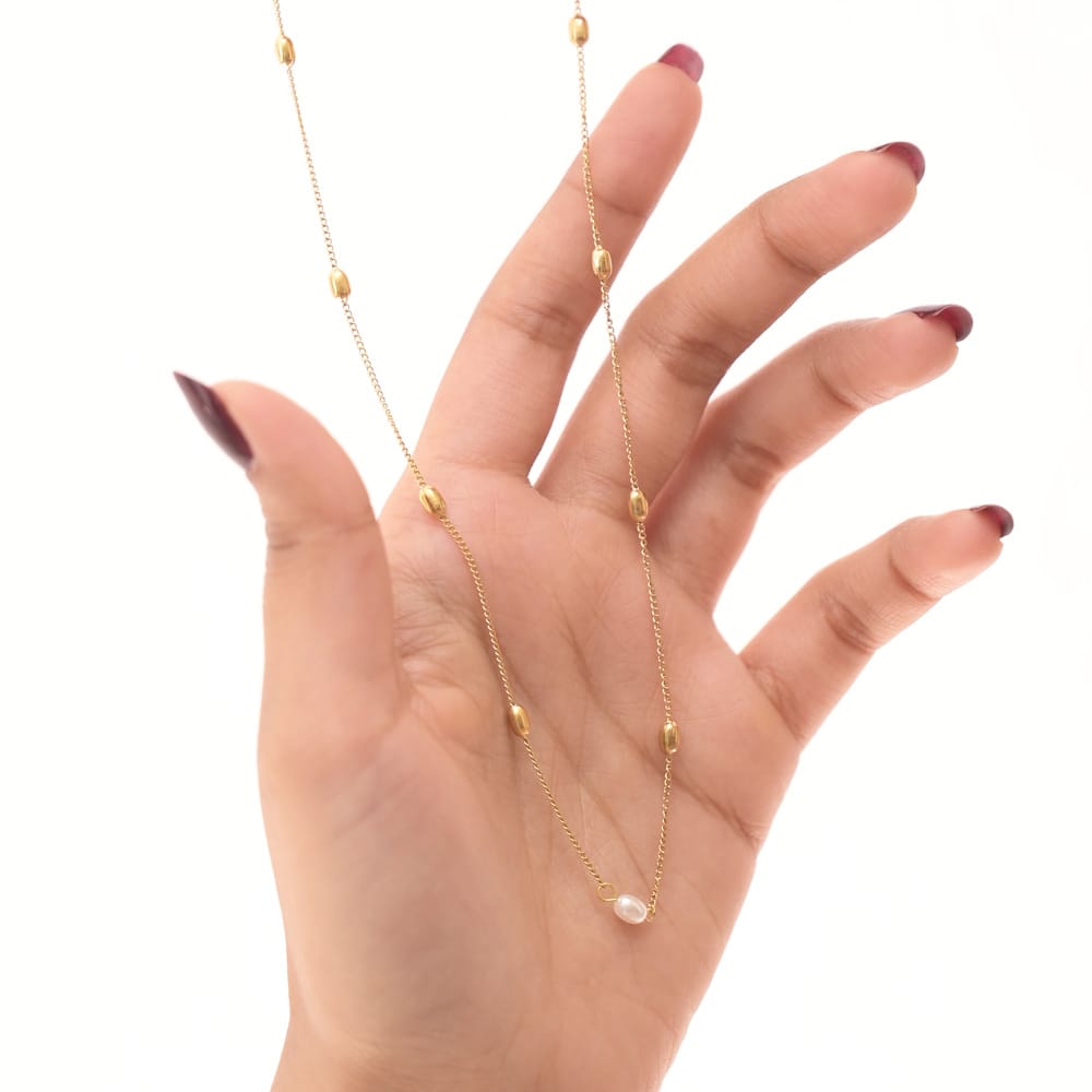 Single Pearl Necklace