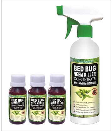 Green Dragon's Bed Bug Neem Killer Concentrate | Makes 1420ml Ready to Use