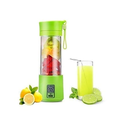Denzcart Portable Blender - USB Rechargeable Mini Juicer for Smoothies, Shakes, Baby Food, with 2000mAh Battery, Magnetic Safety Switch, and Easy Detachable Cleaning