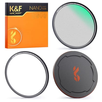 K&F (Nano-X Black Mist 1/4 Filter) Magnetic Black Mist Filter 1/4 Special Effects Filter HD Multi-Layer Coated, Waterproof/Scratch-Resistant/Anti-Reflection, Nano-X Series-K&F Nano-X Black Mist 1